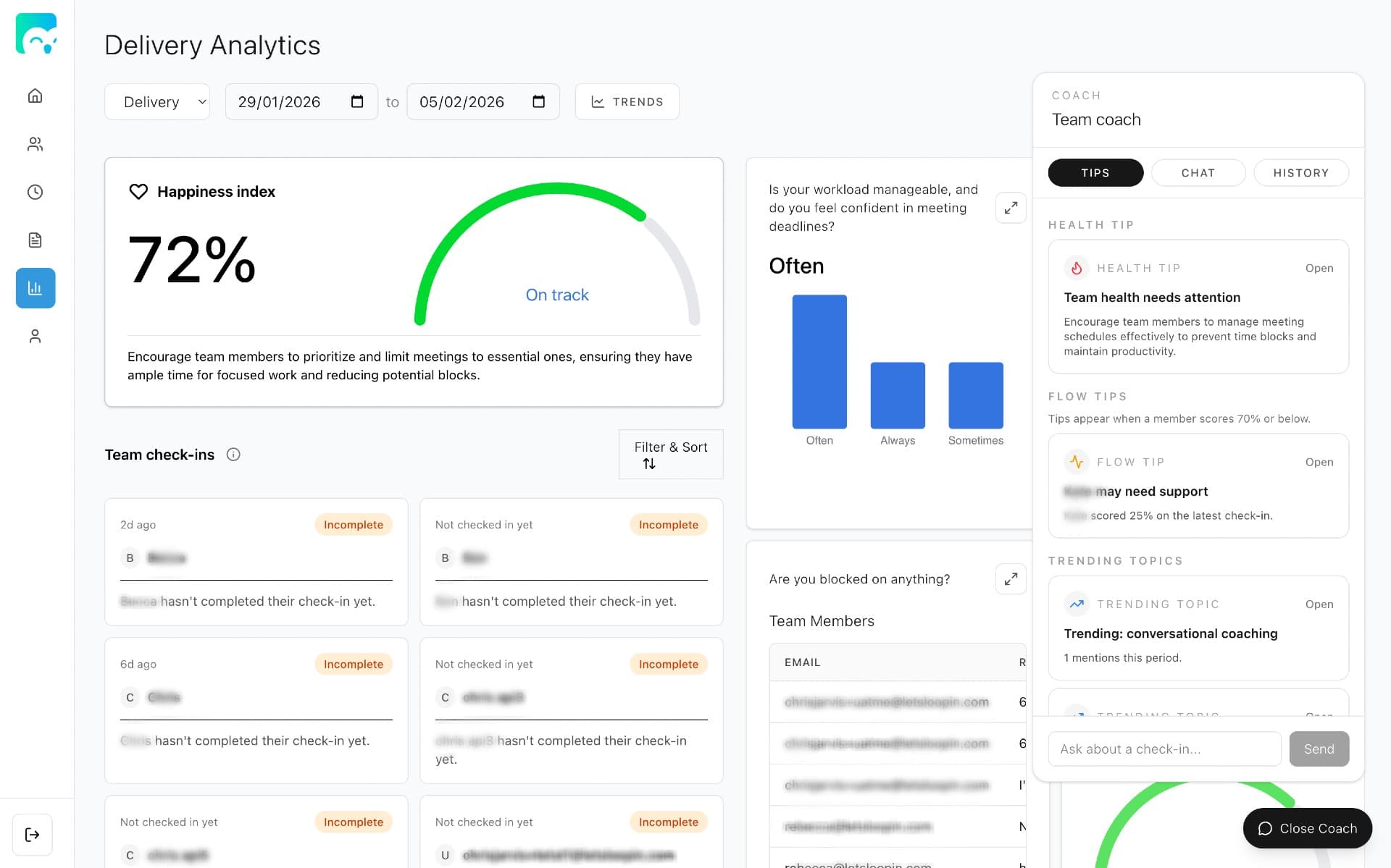 Loopin features preview