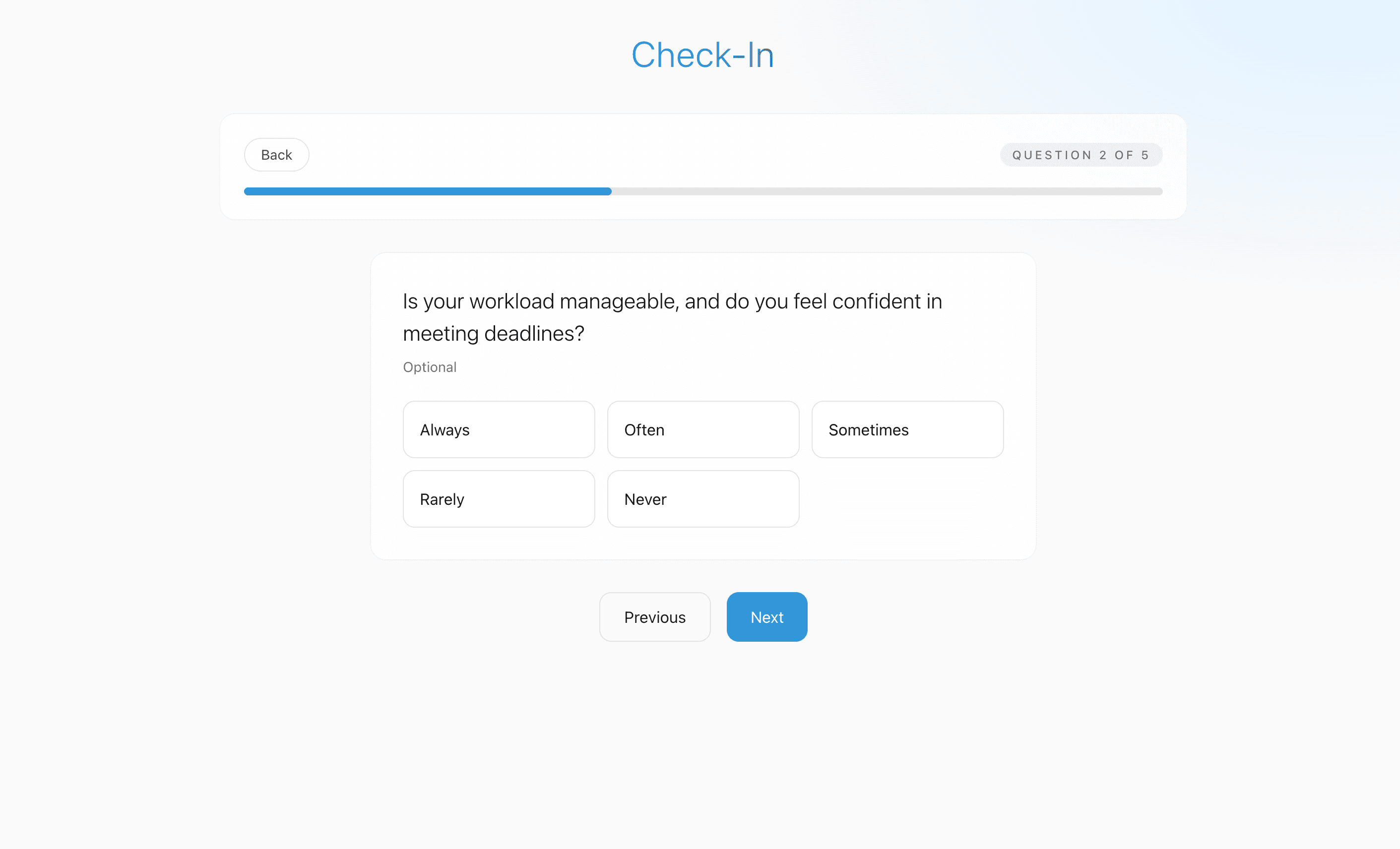 Engagement trends view